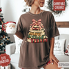 Book Stack Christmas Tree T-Shirt by Dog Mom Hat