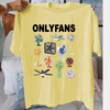 Women’s Letter & Fan Graphic T-Shirt – Casual Summer Round Neck Short Sleeve Tee for Daily Wear by Dog Mom Hat