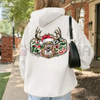 Christmas Deer Hunting Camo Hoodie by Dog Mom Hat