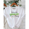 "Feeling Grinchy Today" Christmas T-Shirt – Dr. Seuss Inspired Holiday Graphic Tee by Dog Mom Hat