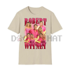 "Stars on Stage" Pink Dance Tee – Retro Dance Tour Style Fan Shirt by Dog Mom Hat