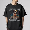 Calacas Chidas "Addict of Los Nalgonas" T-Shirt - Funny Mexican Slang Graphic Tee, Gym Apparel