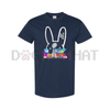 Bunny Ears Graphic T-Shirt – Urban Streetwear Unisex Fashion Top, Edgy Aesthetic Tee by Dog Mom Hat