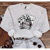 Ace Card Cowboy Sweatshirt by Dog Mom Hat