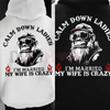 "Calm Down Ladies I’m Married" Hoodie by Dog Mom Hat