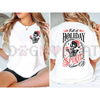 Christmas Skeleton T-Shirt – "Full Of Holiday Spirit" Sarcastic Party Tee by Dog Mom Hat