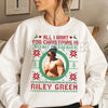 All I Want For Christmas Is Riley Green Sweatshirt | Country Music Fan Holiday Crewneck | Ain't No Better Christmas Jumper | Riley Green Gift