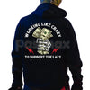 "Working Like Crazy To Support The Lazy" Hoodie – Funny Slogan Pullover, Hard Worker Statement Apparel, Unisex
