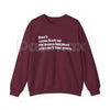 Protect My Peace Sweatshirt | Set Boundaries Mental Health Crewneck | Assertive Self-Care Jumper | Tranquility Statement Top