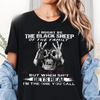 "Black Sheep of the Family" Skull Graphic T-Shirt by Dog Mom Hat