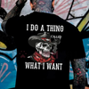 "I Do A Thing Called What I Want" Print T-Shirt – Unisex Fashion Slogan, Top Menswear Cotton Tee Shirt by Dog Mom Hat