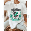 "It's A Throat Punch Kinda Day" Skull & Roses T-Shirt by Dog Mom Hat