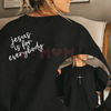 "Jesus Is For Everybody" Aesthetic Sweatshirt by Dog Mom Hat