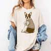 French Bulldog "I Love Mom" Tattoo Shirt by EnjoyMyDesign LLC