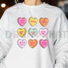 Valentine’s Day Conversation Hearts Sweatshirt by Dog Mom Hat