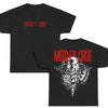 Motley Crue Tour Shirt - ‘Kickstart My Heart’ Front & Back Print, Black Rock Concert Tee