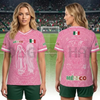 Light Pink Virgencita & San Juditas Mexico Soccer Jersey by Dog Mom Hat