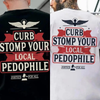 "Curb Stomp" Graphic Tee – Edgy Streetwear Men’s T-Shir by Dog Mom Hat