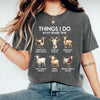 Things I Do In My Spare Time - Goat T-Shirt by EnjoyMyDesign LLC