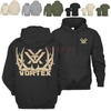 VortexOptics Hunting Hoodie – Bold Vortex Logo with Antler Design, Durable Archery & Outdoor Apparel by Dog Mom Hat
