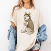 Siberian Husky "I Love Mom" Tattoo Shirt by EnjoyMyDesign LLC