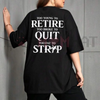 "Too Young To Retire" Funny Graphic Tee – Sarcastic Mid-Life Crisis Shirt by Dog Mom Hat