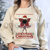 Stranger Christmas Sweatshirt by Dog Mom Hat