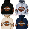 Harley-Davidson Logo Print Hoodie by Dog Mom Hat