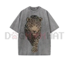 Leopard Print Women's Vintage Washed T-Shirt by Dog Mom Hat