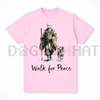 Aesthetic "Walk for Peace" Zen T-Shirt by Dog Mom Hat