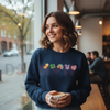 "Lucky Charm" Embroidered-Style Sweatshirt by Dog Mom Hat