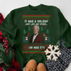 True Crime Ugly Christmas Sweatshirt – Funny Holiday Murderino Crewneck by Dog Mom Hat