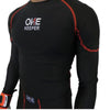 ONEKEEPER Compression Shirt Long Sleeve, Black, Summer Sport T-shirt for Goalkeepers