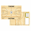 Custom FIBA Basketball Coaching Board 15.7 x 10.6 in (Classic) by Hoopsbasket.com