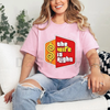 Funny "Always Right" Humor Couples T-Shirt – Soft Cotton Relationship Tee Set by Dog Mom Hat