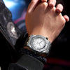 Luxury Stainless Steel Quartz Watch Men Military Watch Causal Fashion Excellent Wristwatch by Stevvex