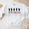 "Out For A Walk... Btch" Spike Sweatshirt by Dog Mom Hat