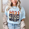 "Hiss" Funny Cats Rock T-Shirt – Kittens Rockin Graphic Tee by Dog Mom Hat