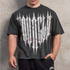 "Revenge" Washed T-Shirt – Oversized Gothic Streetwear Graphic Tee by Dog Mom Hat