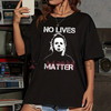 Halloween Michael Myers Men's T-Shirt – "Life Doesn't Matter", Horror Movie Graphic Tee by Dog Mom Hat