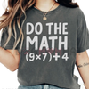 Funny Math Teacher Shirt – 67 Meme Comfort Colors T-Shirt, Math Meme Graphic Tee by Dog Mom Hat