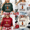 "Mildly Irritated" Funny Meme Ugly Christmas Sweatshirt by Dog Mom Hat