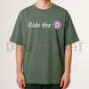 "Ride The D" Funny Urban Transit T-Shirt by Dog Mom Hat