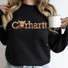 Highland Cow Sweatshirt – Western Cute Cow Crewneck by Dog Mom Hat