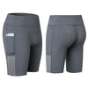 Yoga Shorts Stretchable With Phone Pocket