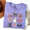 Comfort Colors® Pink Girly Bows Halloween Tee – Cute Ghost Shirt by Dog Mom Hat
