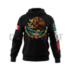 Mexico States Design Black Hoodie – Mapa de México Graphic Pullover by Dog Mom Hat