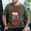 Eat The Rich Subversive Tee – Premium Minimalist Protest Shirt, Sarcastic Political Graphic T-Shirt, Urban Activist Streetwear by Dog Mom Hat