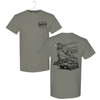 Crane Operator "Pays the Bills" T-Shirt - Blue Collar Workwear Men's Tee by Dog Mom Hat