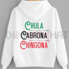 "Chingona" Chola Mexican Pride Hoodie by Dog Mom Hat